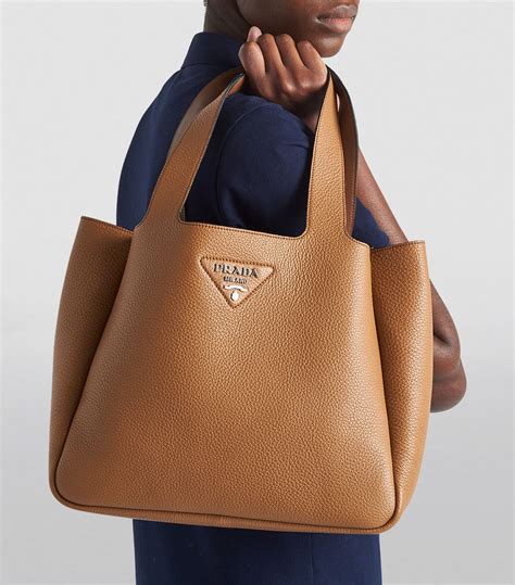 korbtasche prada|Prada leather tote bags.